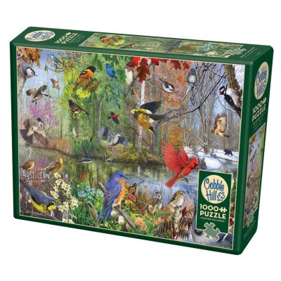 Puzzle Cobble-Hill-40163 Birds of the Season