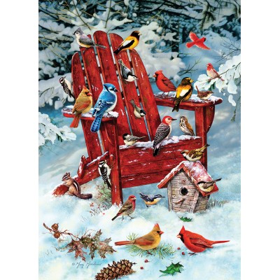 Puzzle Cobble-Hill-40164 Oiseaux des Adirondacks