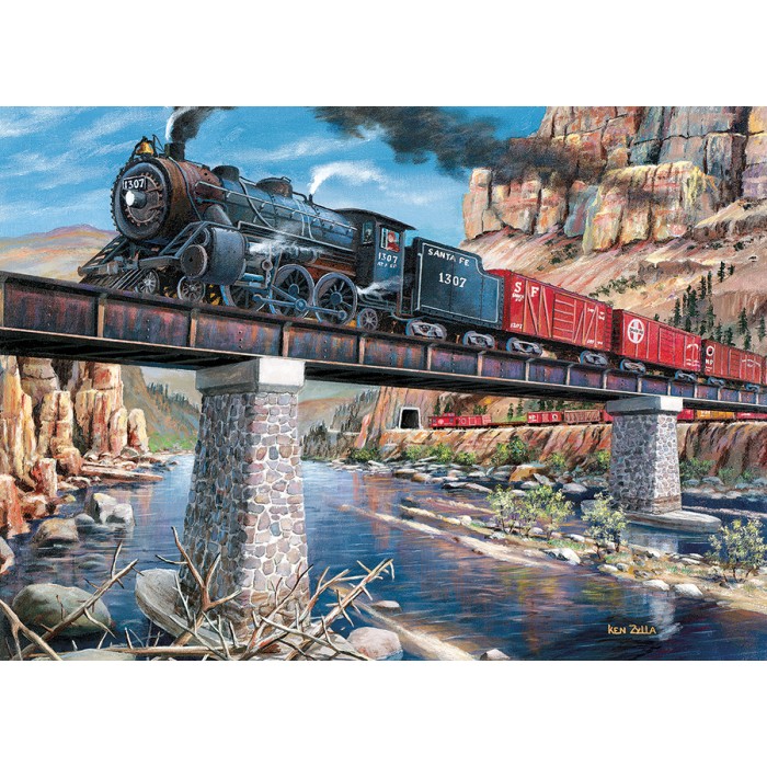 Puzzle  Cobble-Hill-40240 Le Pouvoir de l'Acier