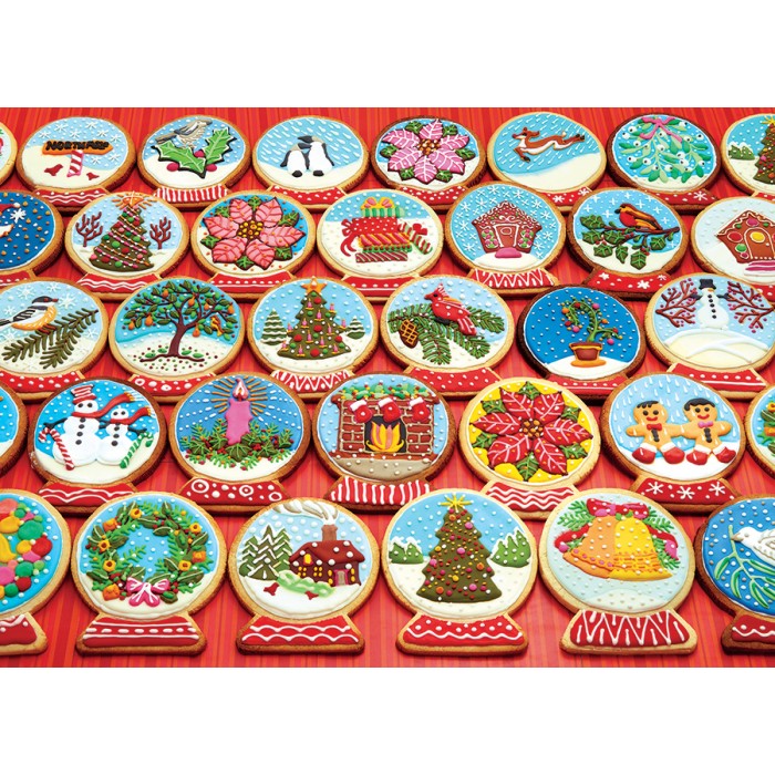 Puzzle  Cobble-Hill-40260 Boule de Neige Cookies