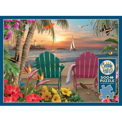 Puzzle Cobble-Hill-45032 Ile Paradisiaque