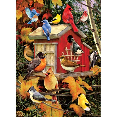 Puzzle Cobble-Hill-45061 Pièces XXL - Maison d'Oiseau d'Automne