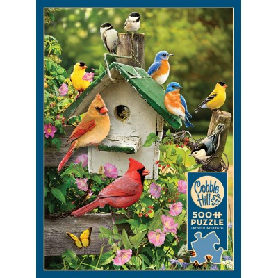 Puzzle Cobble-Hill-45068 Pièces XXL - Maison d'Oiseaux d'Été