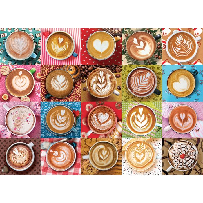 Puzzle  Cobble-Hill-45078 Amour de Cafés
