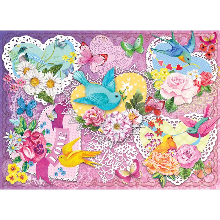 Puzzle  Cobble-Hill-45079 Amour