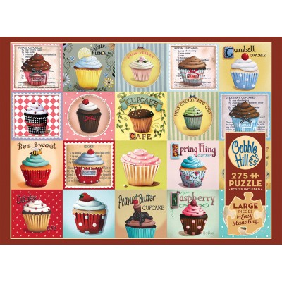 Puzzle Cobble-Hill-48009 Pièces XXL - Cupcake Café