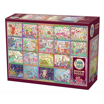 Puzzle Cobble-Hill-49023 Pensées Joyeuses