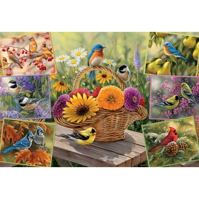 Puzzle Cobble-Hill-50712 Rosemary Millette - Rosemary's Birds