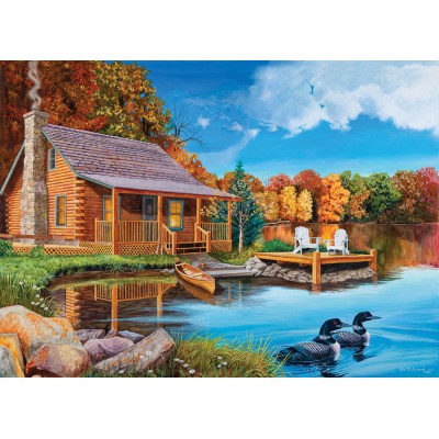 Puzzle Cobble-Hill-52048 Pièces XXL - USA - Loon Lake