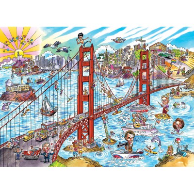 Puzzle Cobble-Hill-53504 DoodleTown : San Francisco