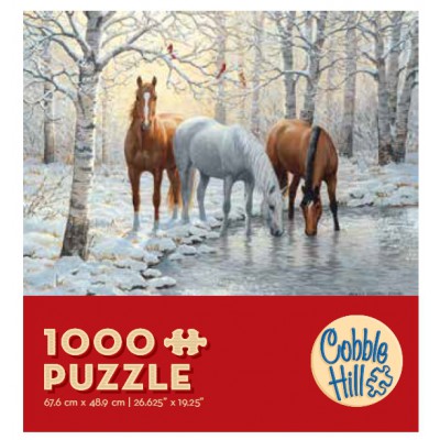 Puzzle Cobble-Hill-57157 Trio de Chevaux