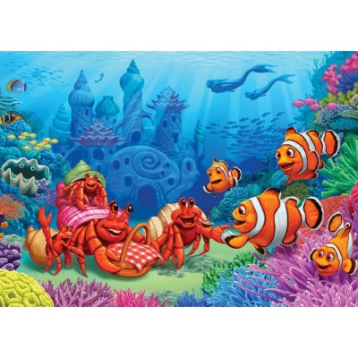Puzzle Cobble-Hill-58882 Clownfish Gathering