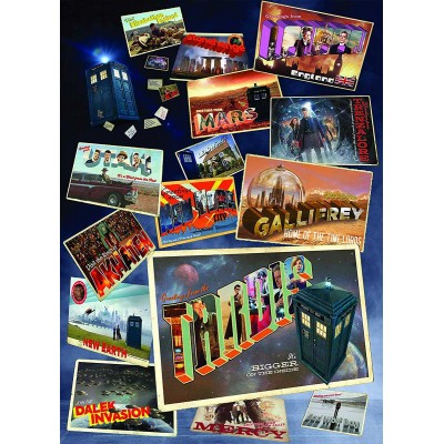 Puzzle Cobble-Hill-80228 Doctor Who - Postcards