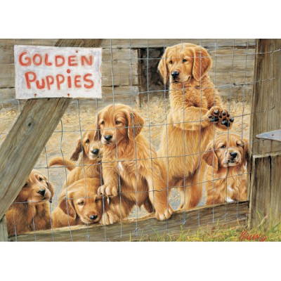 Puzzle Cobble-Hill-85019 Pièces XXL - Golden Puppies