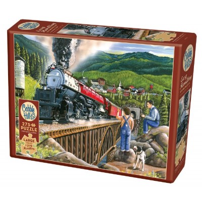 Puzzle Cobble-Hill-88009 Pièces XXL - Steaming Out of Town