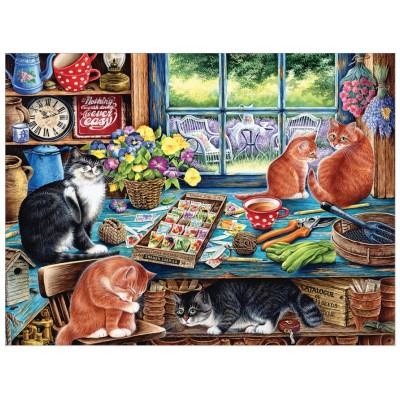 Puzzle Cobble-Hill-88019 Pièces XXL - Cats Retreat