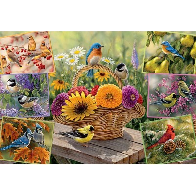 Puzzle Cobble-Hill-89007 Rosemary's Birds