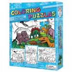   3 Puzzles à Colorier : Les Dinosaures