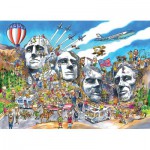 Puzzle   DoodleTown : Mount Rushmore