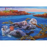 Puzzle   Pièces XXL - Sea Otter Family