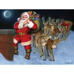 Puzzle   Santa by the Chimney