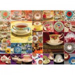 Puzzle   Tasses de Thé en Porcelaine Chinoise