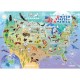 Puzzle Cadre - Carte des USA