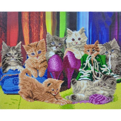 Puzzle Crystal-Art-3332 Crystal Art - Kit Broderie Diamant - Chatons