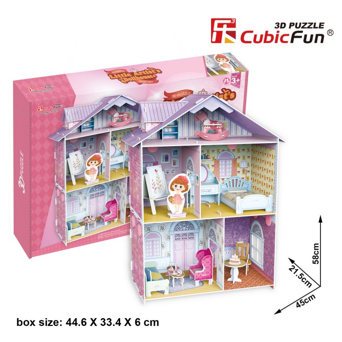  Cubic-Fun-K1201h Puzzle 3D - Pianist's Home (Difficulté: 4/6)