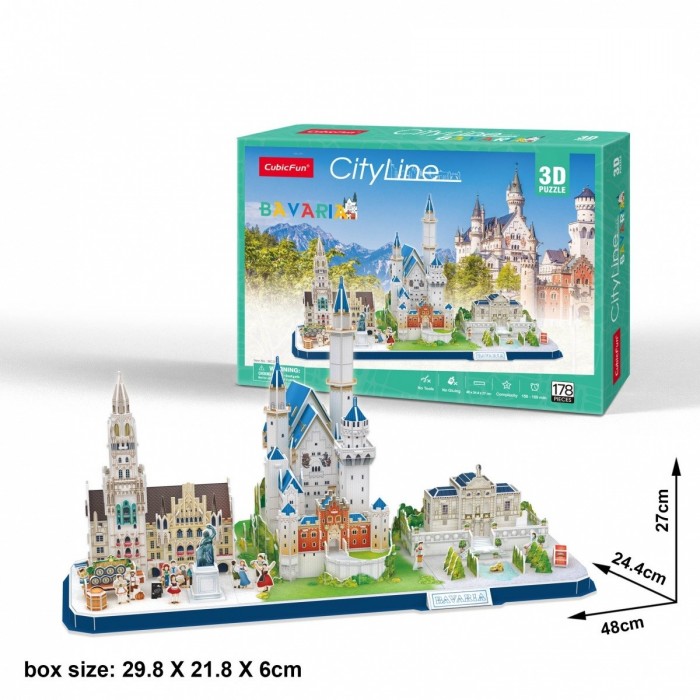 Puzzle 3D - Cityline - Bavaria