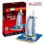   Puzzle 3D - Burjal-Arab (Difficulté : 4/8)