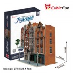   Puzzle 3D - Jigscape Collection - Auction House & Stores (Difficulté: 5/6)