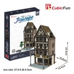   Puzzle 3D - Jigscape Collection - Tudor Restaurant (Difficulté: 5/6)