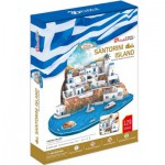   Puzzle 3D - Santorini, Grèce - Difficulté : 5/8