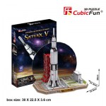   Puzzle 3D - Saturn V (Difficulté : 4/8)
