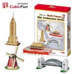   Puzzle 3D - Série mini Architectures : Monuments du monde (Difficulté : 3/8)