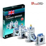   Puzzle 3D Série Mini - Royaume Uni : Tower Bridge de Londres (Difficulté 2/8)