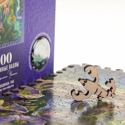 HCM-Kinzel-69222 Puzzle en Bois - Signe du Zodiaque - Cancer