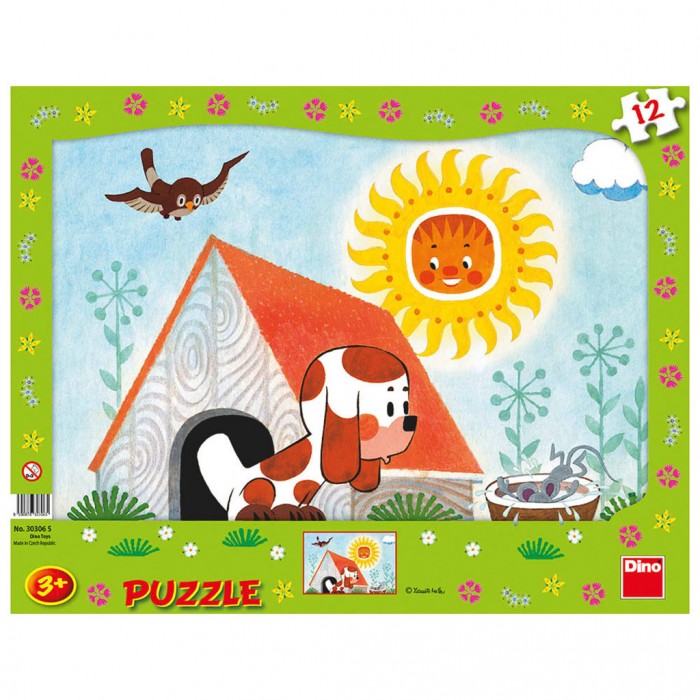 Dino-30306 Puzzle Cadre - Chiot