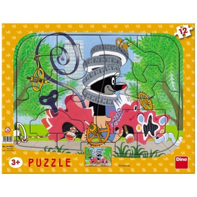 Dino-30309 Puzzle Cadre - La Petite Taupe