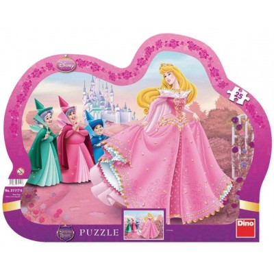 Dino-31117 Puzzle Cadre - Disney Princess