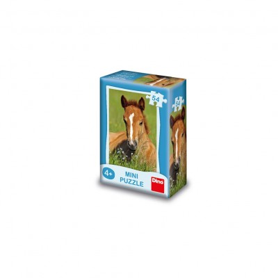 Dino-33122-Cheval Mini-puzzle Cheval