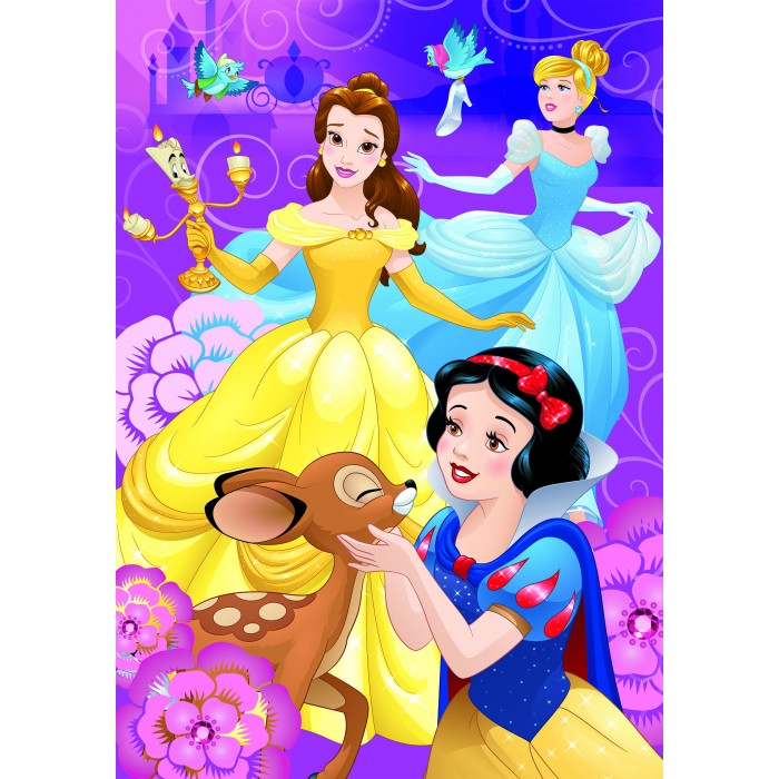 Puzzle Dino-34344 Pièces XXL - Disney Princess