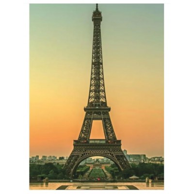 Puzzle Dino-50246 La Tour Eiffel au Crépuscule