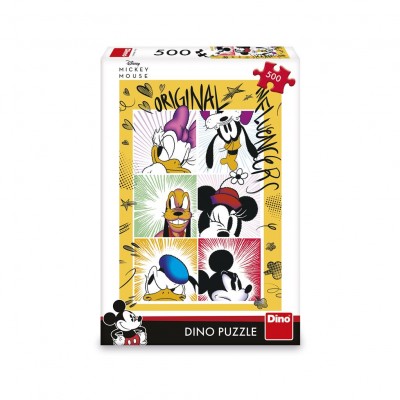 Puzzle Dino-50263 L'Equipe de Mickey