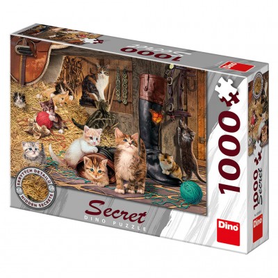 Dino-53265 Secret Puzzle - Chatons