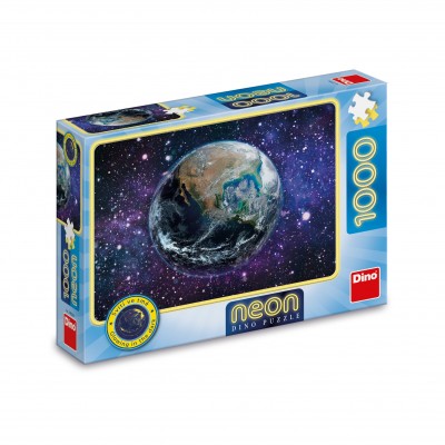 Dino-54128 Neon Puzzle - La Terre