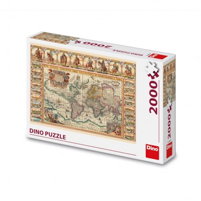 Dino-56127 Historical Map Of The World 2000 Puzzle