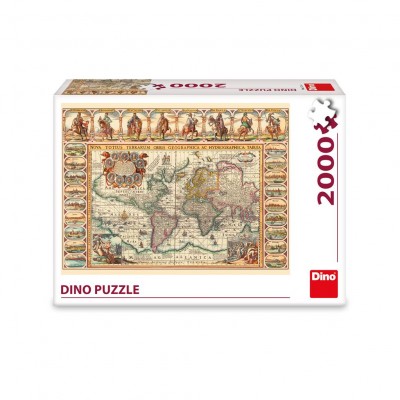 Dino-56127 Historical Map Of The World 2000 Puzzle