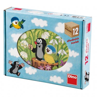 Dino-64112 Puzzle Cubes en Bois - La Petite Taupe